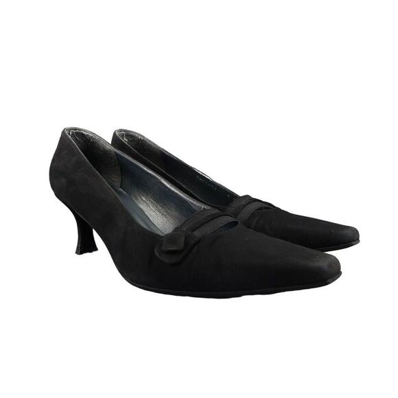 Stuart Weitzman Shoes Womens 8 Pumps Classic Leather Pointed Toe Formal Fashion - Picture 1 of 16